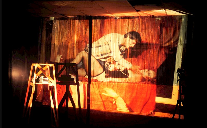 Poses Positives I, mirror installation